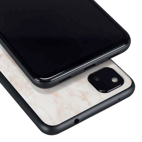 Rose Gold Marble Google Pixel 4a Skin